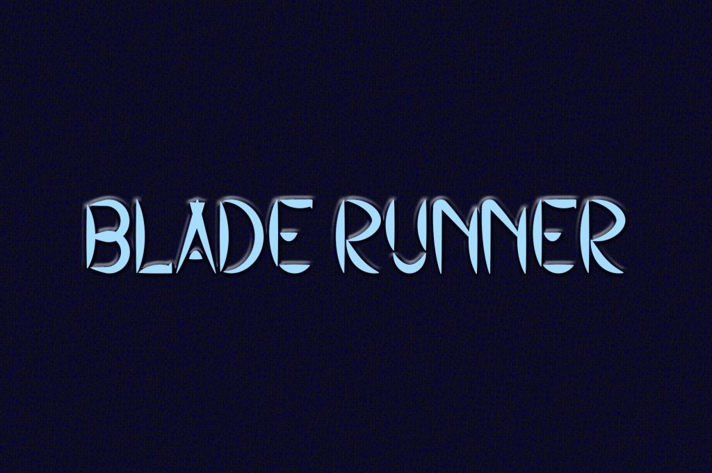 Blade Runner Font Download Free Retro Fonts   Blade Runner Fonts 15475999 1 1024x681 