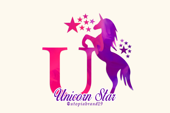 Unicorn Star Monogram Font