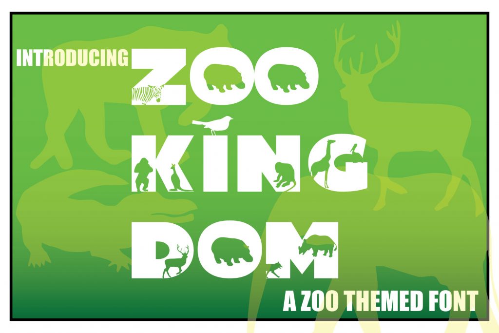 Zoo Kingdom Font Download Free - Nature Fonts