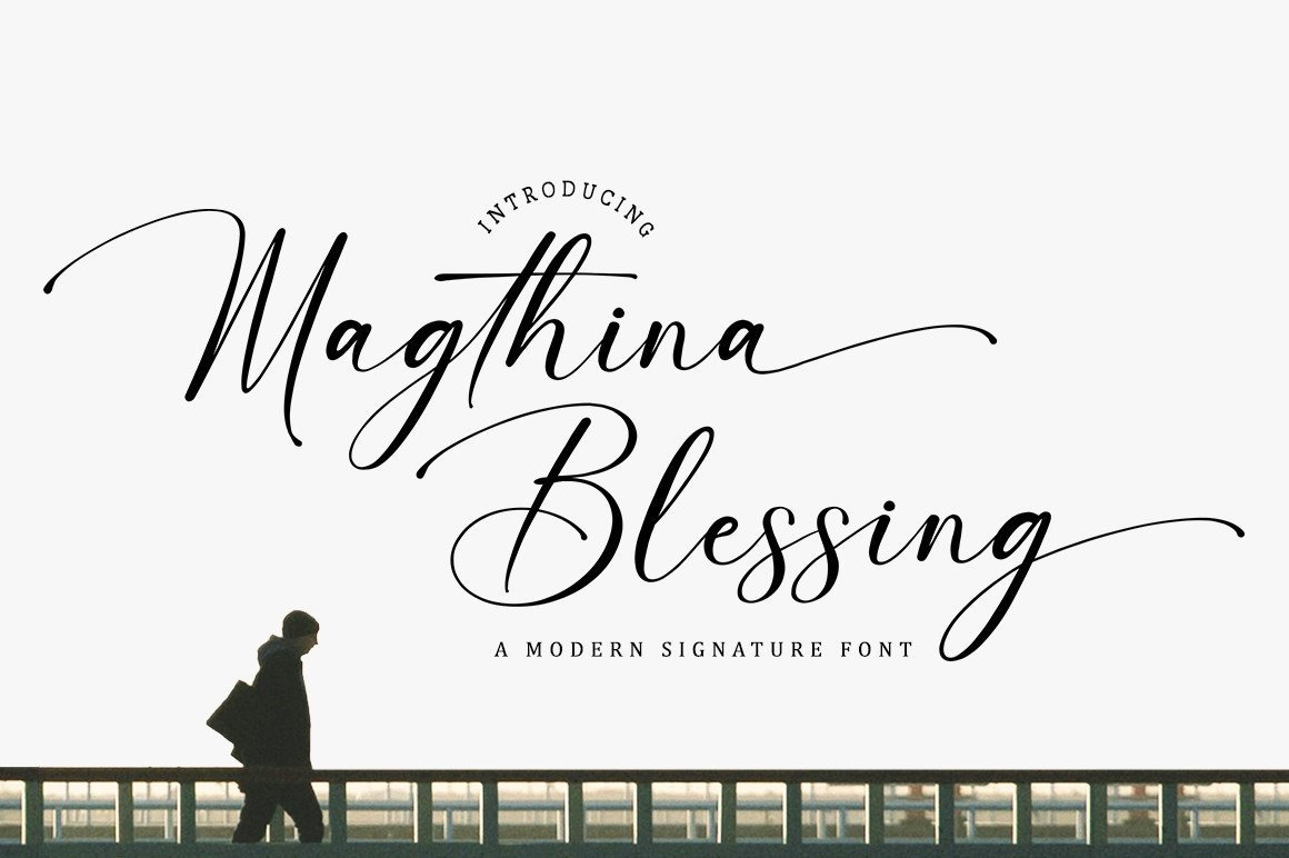 Magthina Blessing Font Download Free - Business Fonts