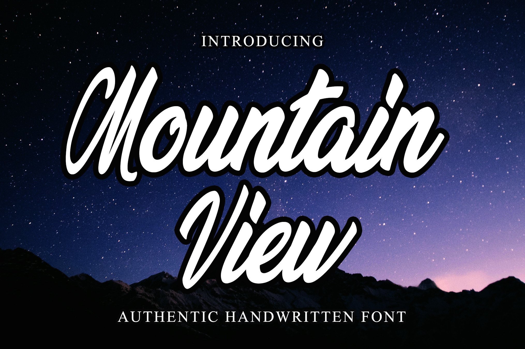 mountain-view-font-download-free-technology-fonts