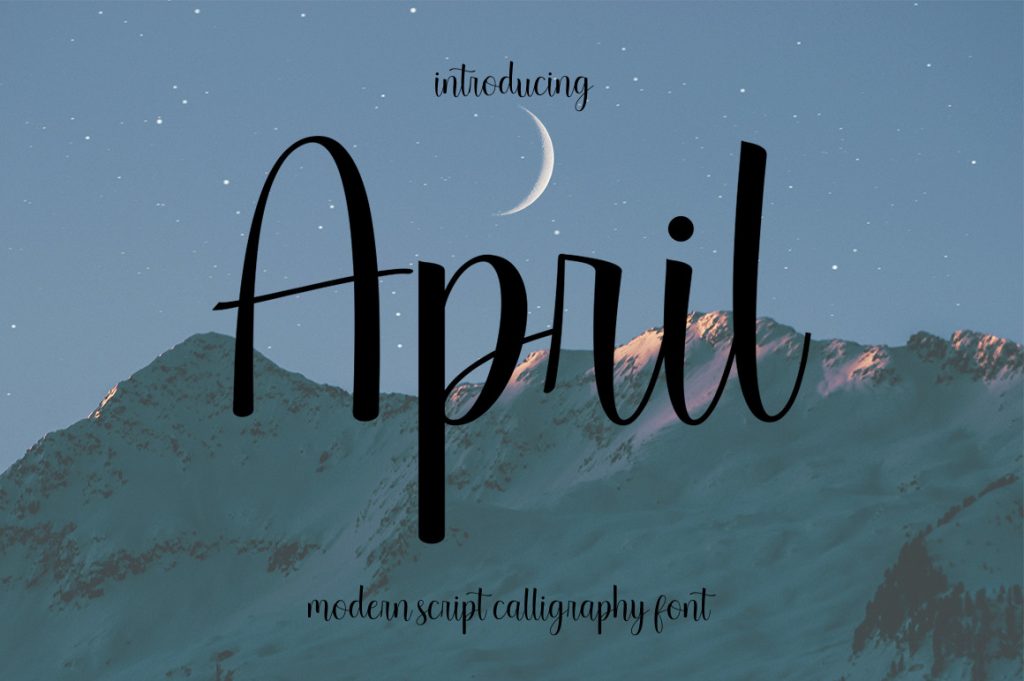 April Font Download Free Stylish Fonts