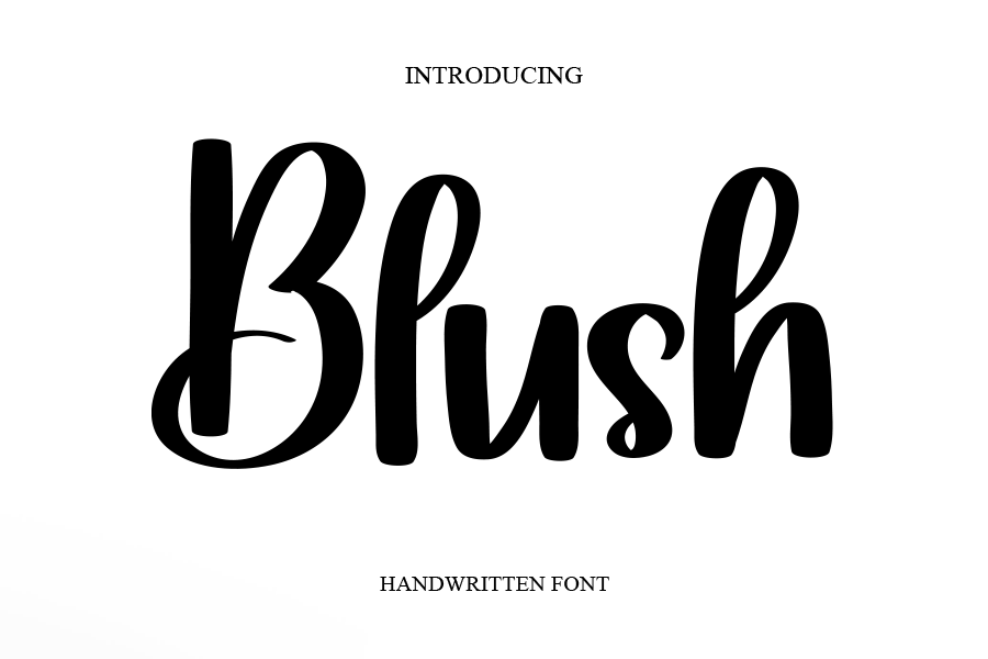 Blush Font Download Free - Technology Fonts