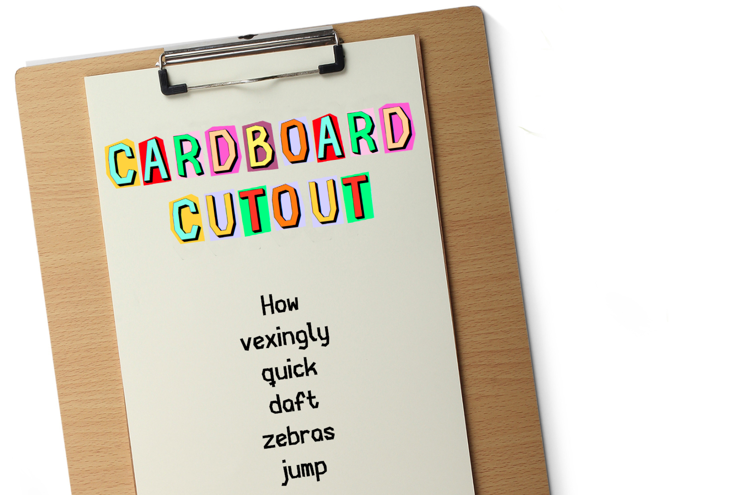 cardboard-cutout-font-download-free-color-fonts