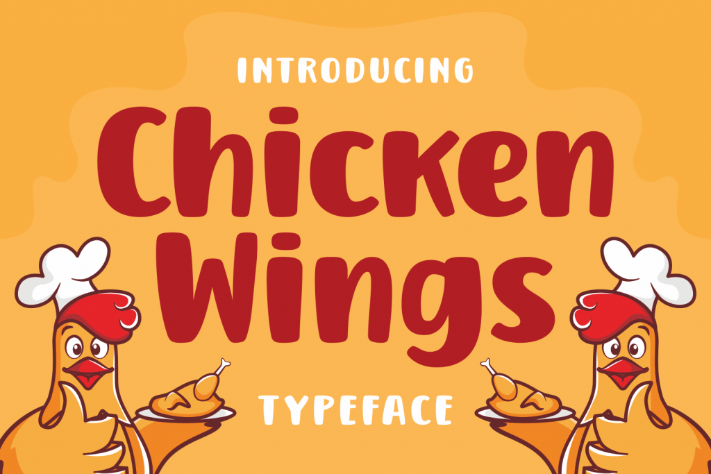 Chicken Wings Font » Free Download Vector Stock Image Photoshop Icon