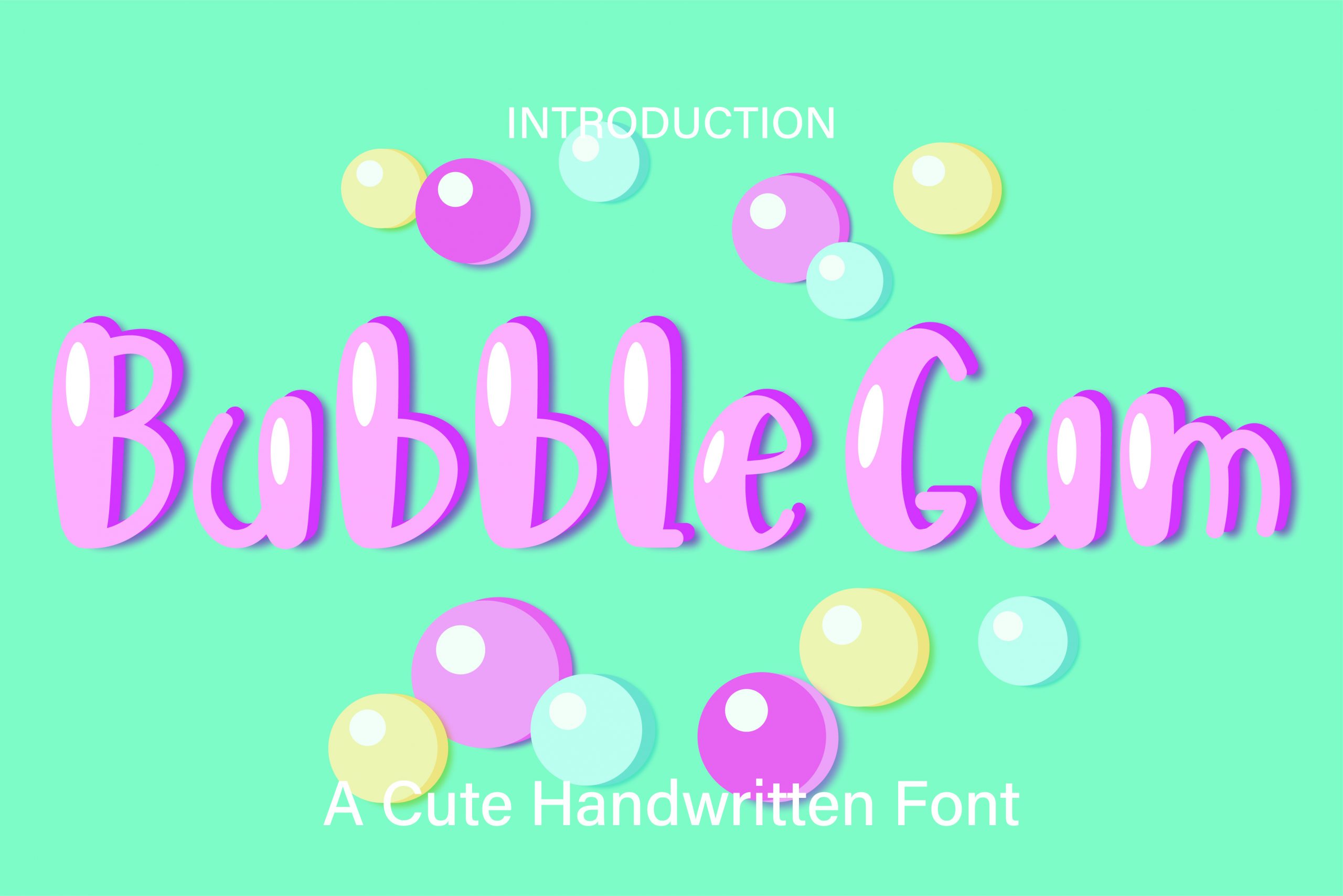 Bubble Gum Font Download Free - Wedding Fonts