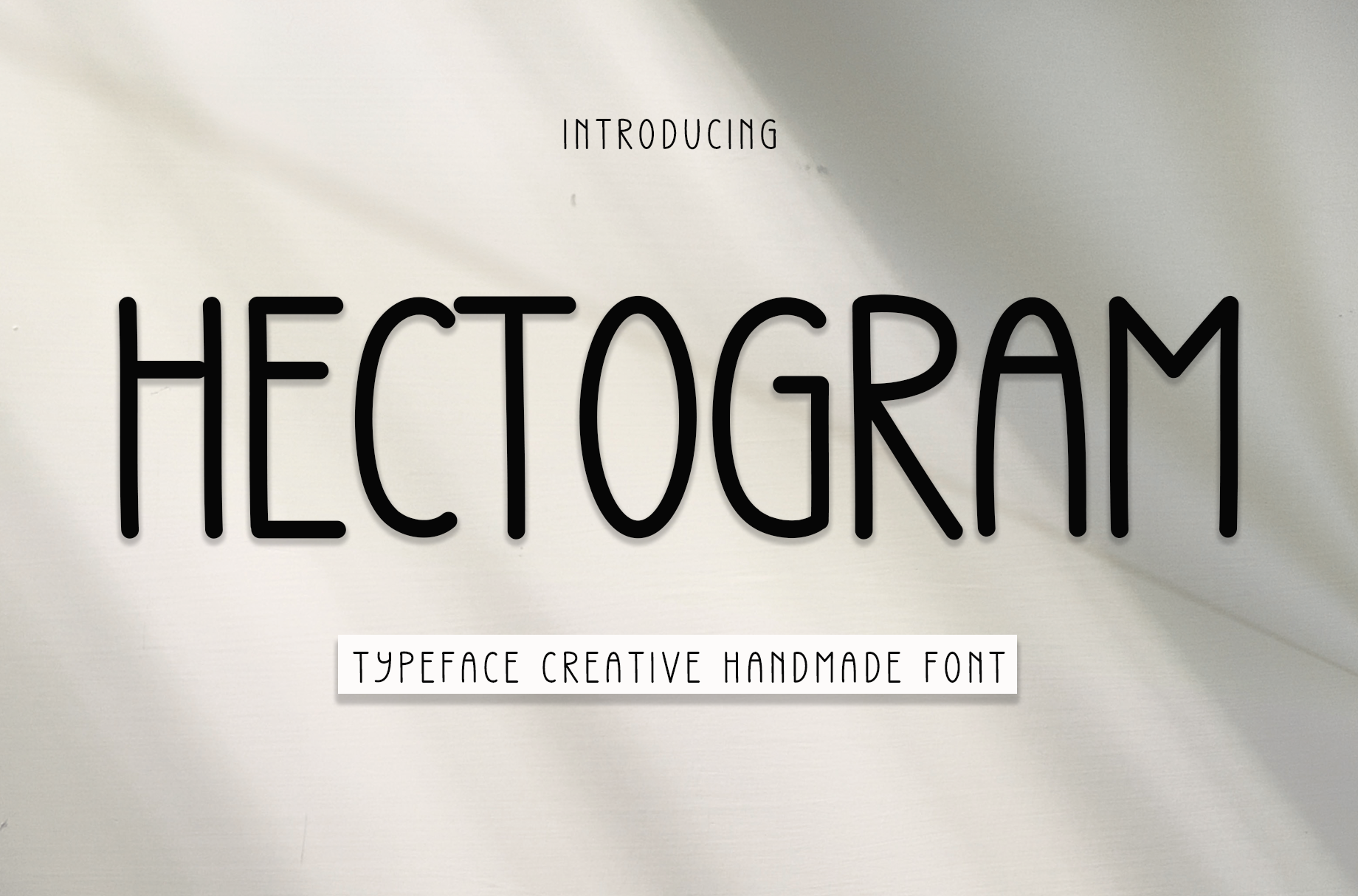 Hectogram Font Download Free - Shape Fonts