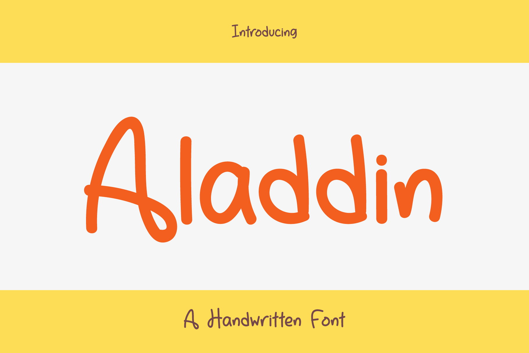 Aladdin Font Download Free - Handwritten Fonts