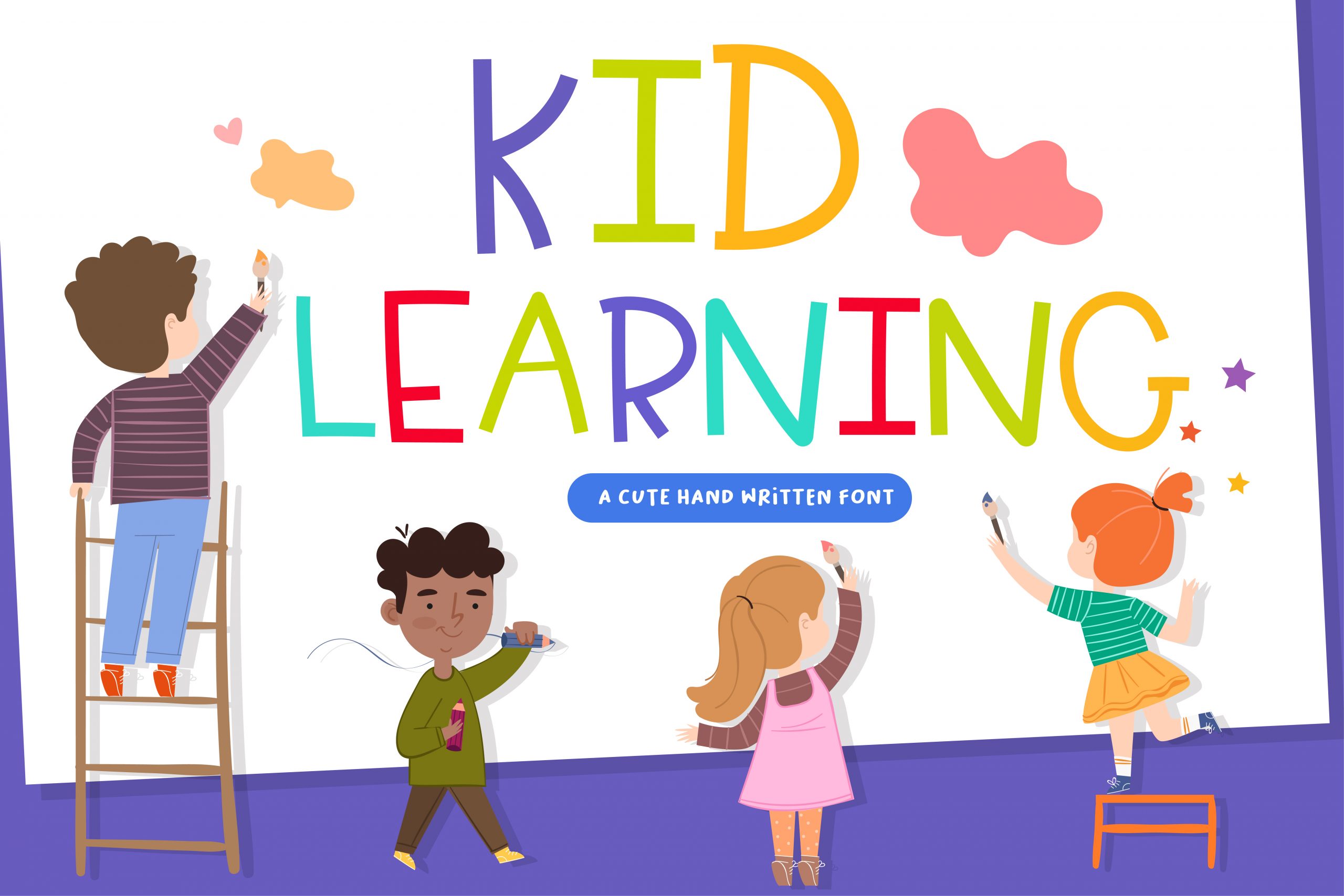 Kid Learning Font Download Free - Handwritten Fonts