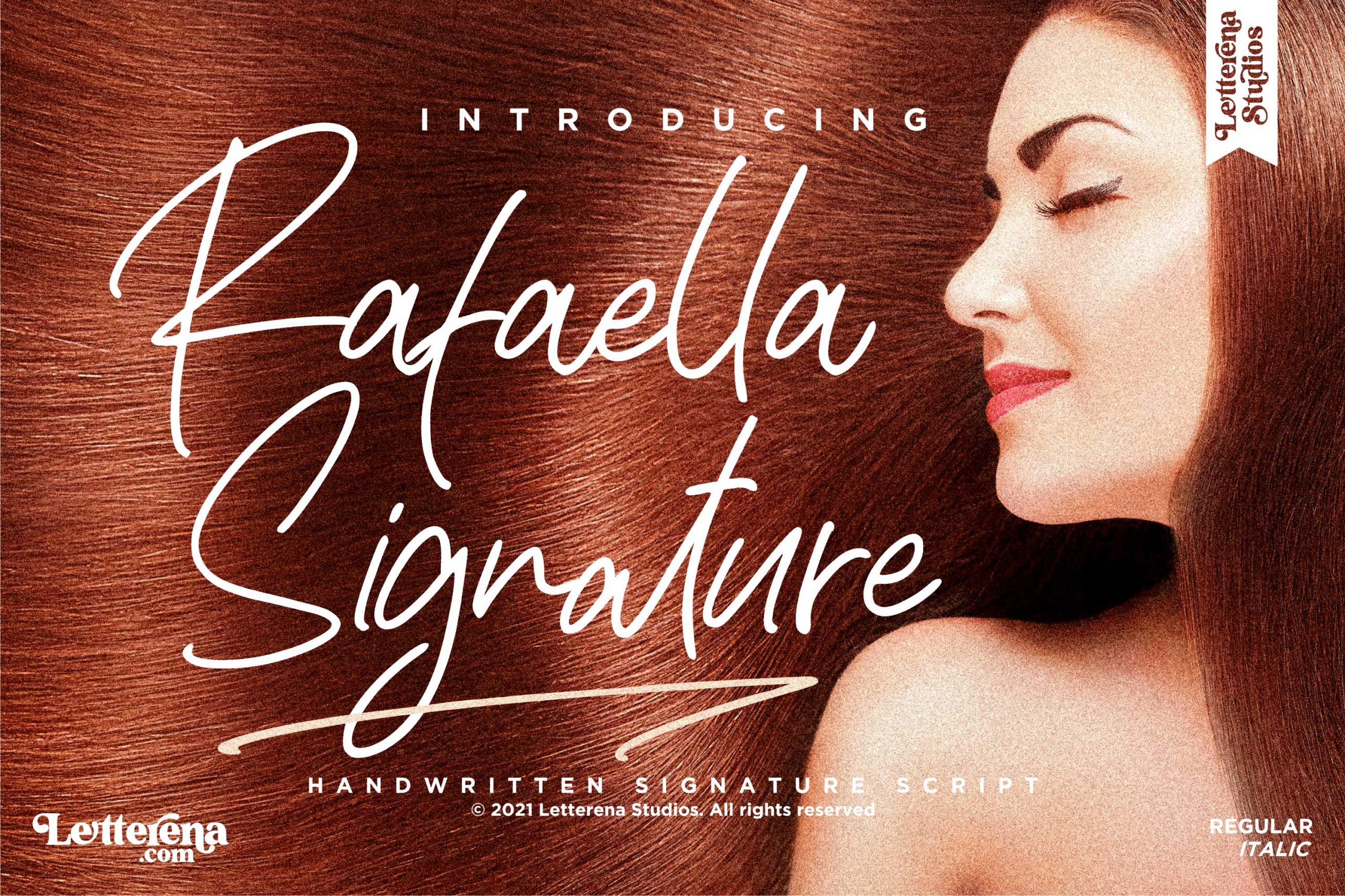 Rafaella Signature Font Download Free - Love Fonts