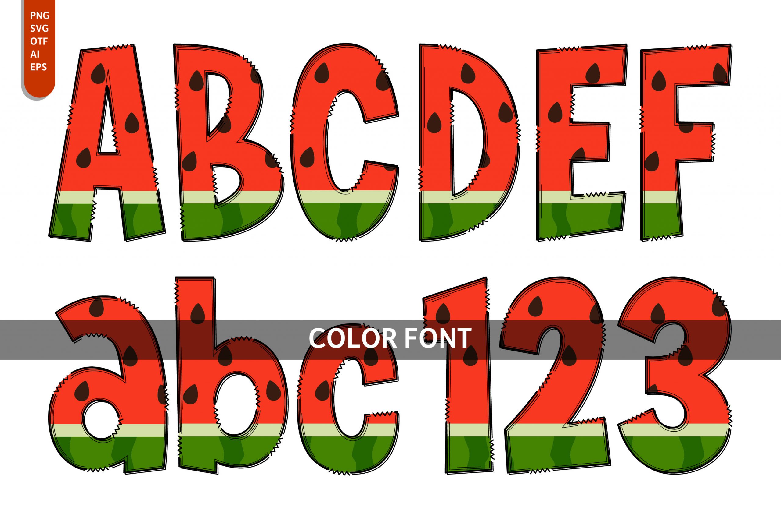 Watermelon Slice Font Download Free - Party Fonts